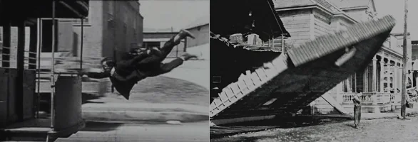 Buster Keaton und Jackie Chan