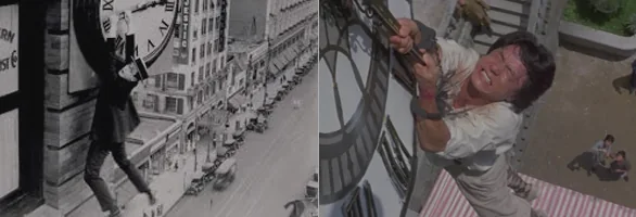 Harold Lloyd und Jackie Chan im Vergleich